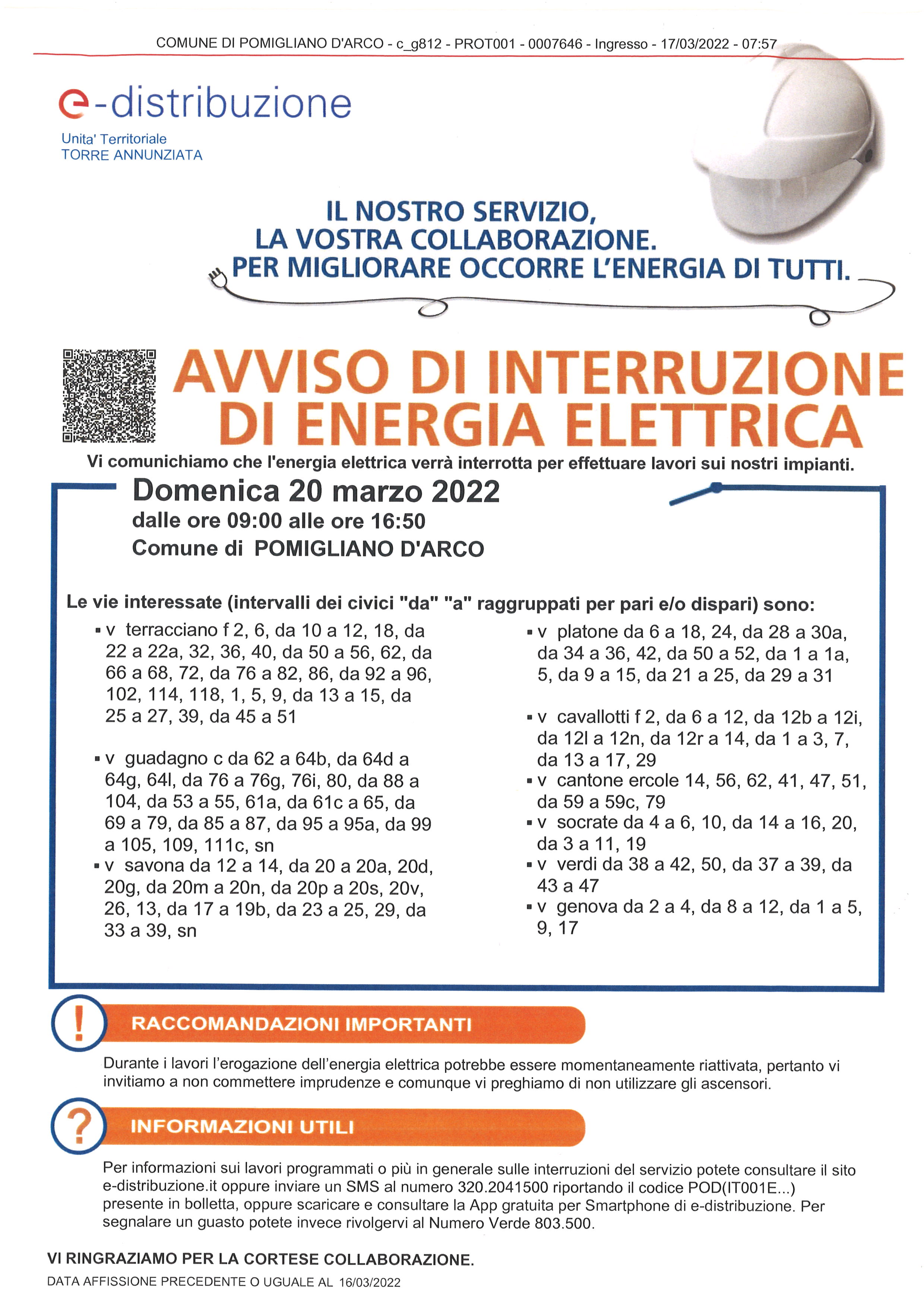 Avviso Enel 20.03.2022
