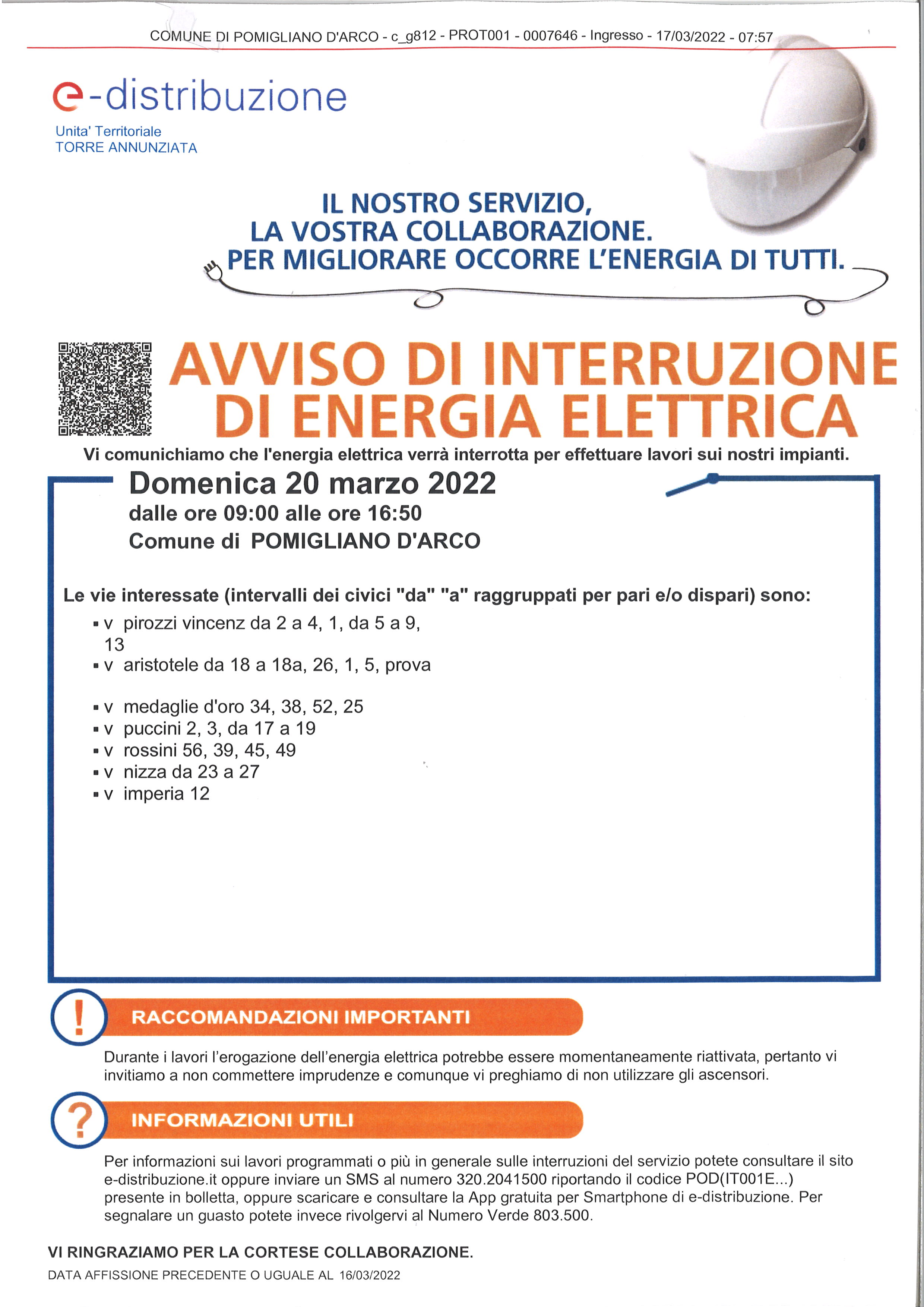 Avviso Enel 20.03.2022